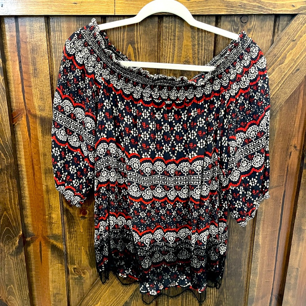 Knox Rose - off the shoulder shirt - XXL